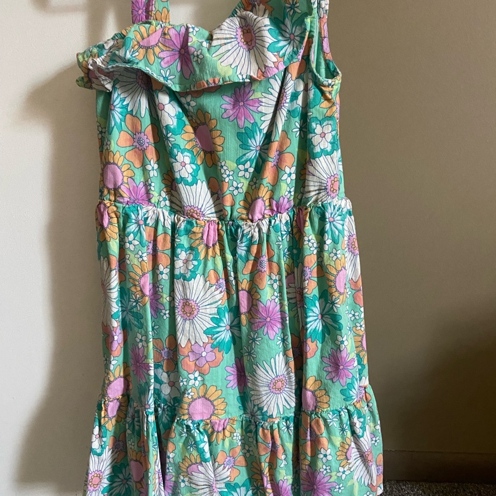 Floral Off the Shoulder Dress Girl’s Size 6